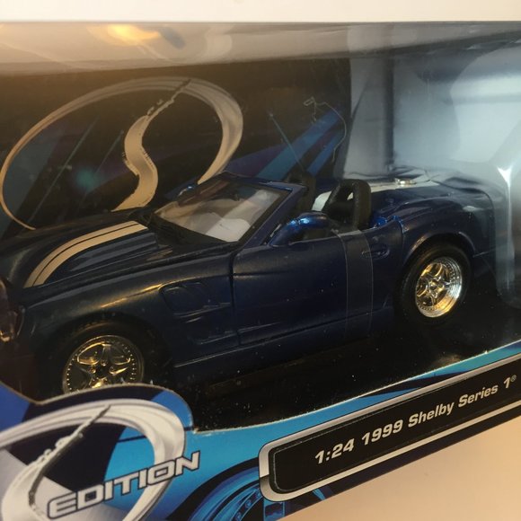 Maisto 1999 Shelby Series 1 Special Edition 1:24 Scale Die-Cast Replica Car Blue - Picture 1 of 9
